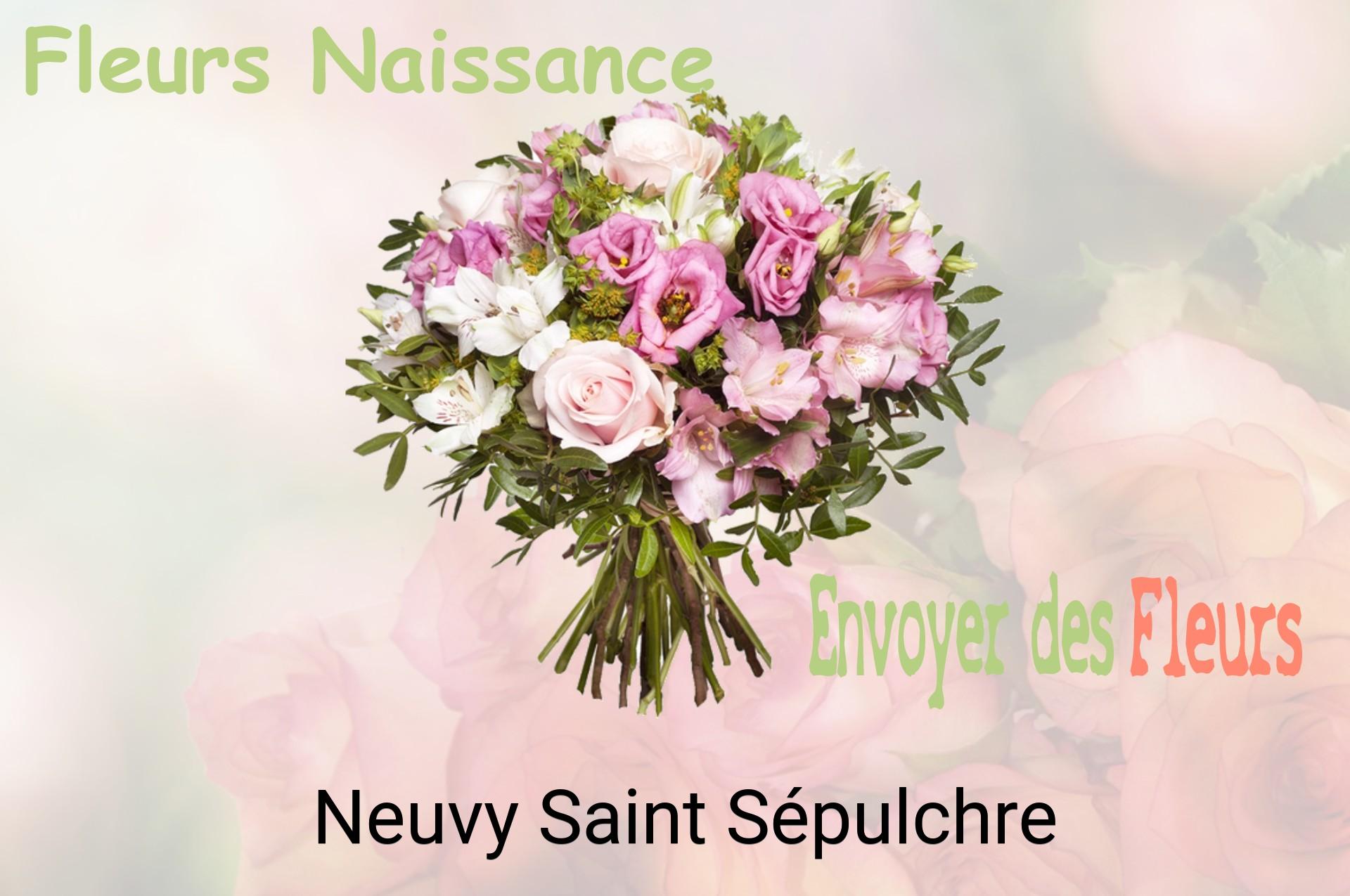 Bouquet de fleurs de naissance livré à Neuvy-Saint-Sépulchre